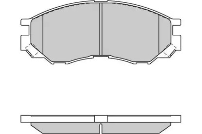 Комплект тормозных колодок (E.T.F.: 12-0775)