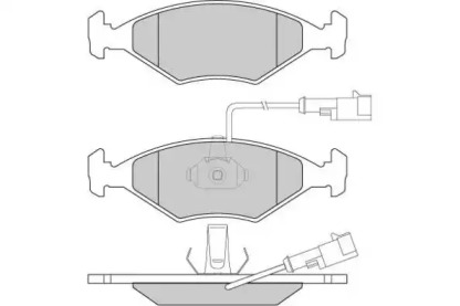 Комплект тормозных колодок (E.T.F.: 12-0776)