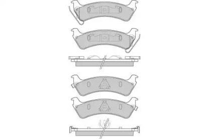 Комплект тормозных колодок (E.T.F.: 12-0777)