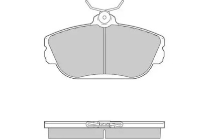 Комплект тормозных колодок (E.T.F.: 12-0783)