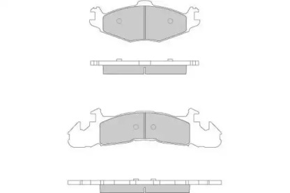 Комплект тормозных колодок (E.T.F.: 12-0793)