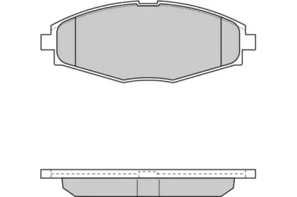 Комплект тормозных колодок (E.T.F.: 12-0804)