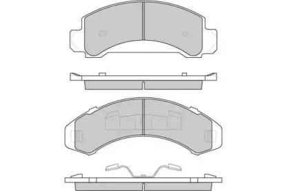 Комплект тормозных колодок (E.T.F.: 12-0840)