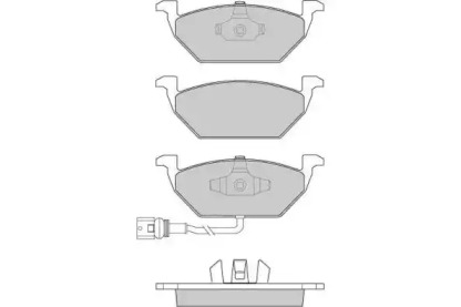 Комплект тормозных колодок (E.T.F.: 12-0848)