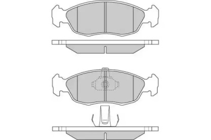 Комплект тормозных колодок (E.T.F.: 12-0853)