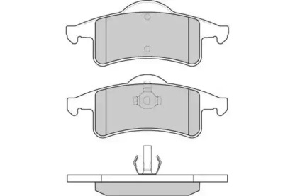 Комплект тормозных колодок (E.T.F.: 12-0855)