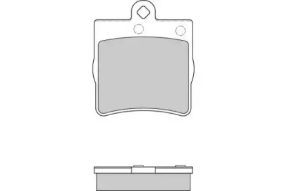 Комплект тормозных колодок (E.T.F.: 12-0861)