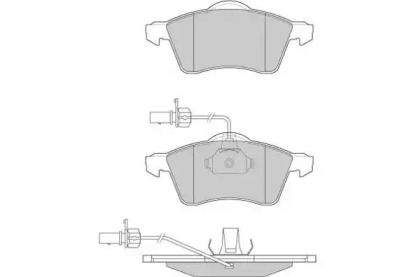 Комплект тормозных колодок (E.T.F.: 12-0868)