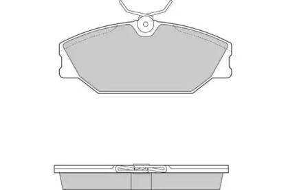 Комплект тормозных колодок (E.T.F.: 12-0874)