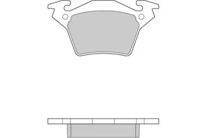 Комплект тормозных колодок (E.T.F.: 12-0880)