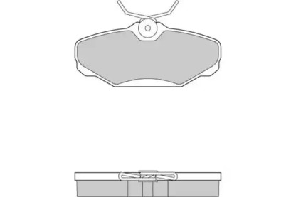 Комплект тормозных колодок (E.T.F.: 12-0884)