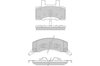 Комплект тормозных колодок (E.T.F.: 12-0885)