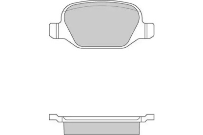 Комплект тормозных колодок (E.T.F.: 12-0890)