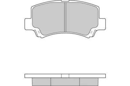 Комплект тормозных колодок (E.T.F.: 12-0894)