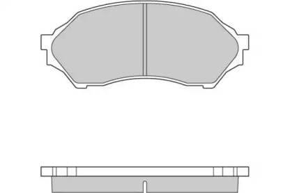 Комплект тормозных колодок (E.T.F.: 12-0895)