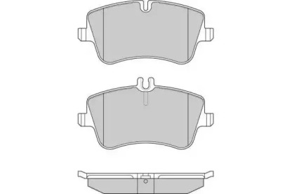 Комплект тормозных колодок (E.T.F.: 12-0896)