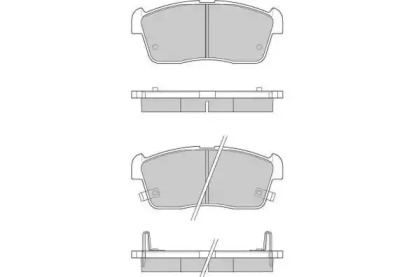 Комплект тормозных колодок (E.T.F.: 12-0902)
