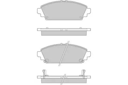 Комплект тормозных колодок (E.T.F.: 12-0904)