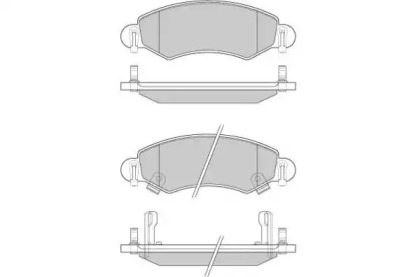 Комплект тормозных колодок (E.T.F.: 12-0907)