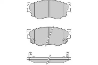 Комплект тормозных колодок (E.T.F.: 12-0912)
