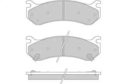 Комплект тормозных колодок (E.T.F.: 12-0918)