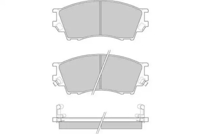 Комплект тормозных колодок (E.T.F.: 12-0923)