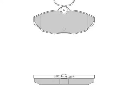 Комплект тормозных колодок (E.T.F.: 12-0934)