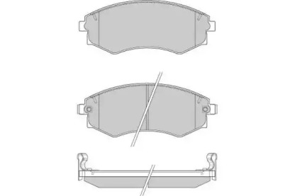 Комплект тормозных колодок (E.T.F.: 12-0941)