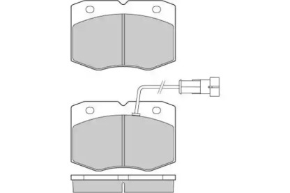 Комплект тормозных колодок (E.T.F.: 12-0949)