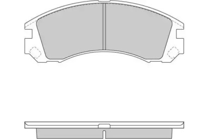 Комплект тормозных колодок (E.T.F.: 12-0953)