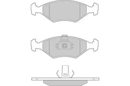 Комплект тормозных колодок (E.T.F.: 12-0959)