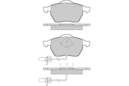 Комплект тормозных колодок (E.T.F.: 12-0978)