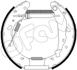 Комлект тормозных накладок (CIFAM: 151-257)