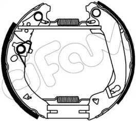 Комлект тормозных накладок (CIFAM: 151-341)
