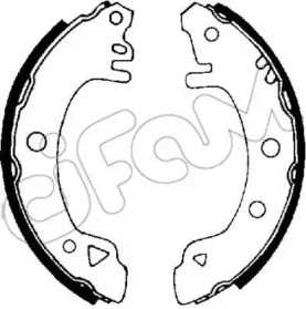 Комлект тормозных накладок (CIFAM: 153-107)