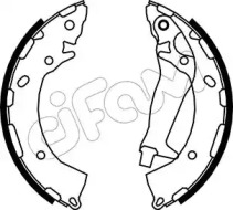 Комлект тормозных накладок (CIFAM: 153-189)