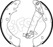 Комлект тормозных накладок (CIFAM: 153-194Y)
