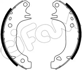 Комлект тормозных накладок (CIFAM: 153-343)