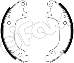 Комлект тормозных накладок (CIFAM: 153-343K)