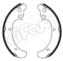Комлект тормозных накладок (CIFAM: 153-456)