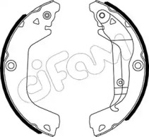 Комлект тормозных накладок (CIFAM: 153-484)