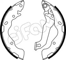 Комлект тормозных накладок (CIFAM: 153-504)