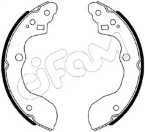 Комлект тормозных накладок (CIFAM: 153-540)