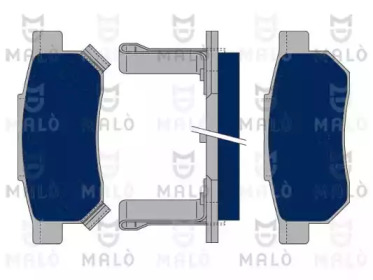 Комплект тормозных колодок (MALÒ: 1050015)