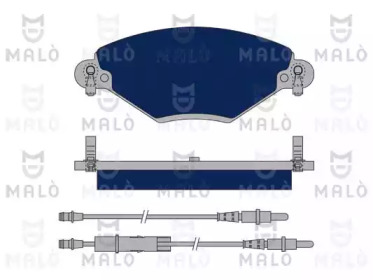 Комплект тормозных колодок (MALÒ: 1050032)