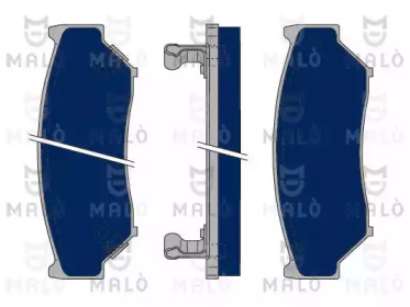 Комплект тормозных колодок (MALÒ: 1050060)