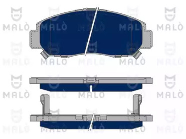 Комплект тормозных колодок (MALÒ: 1050089)