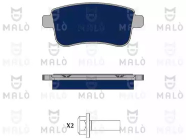Комплект тормозных колодок (MALÒ: 1050175)