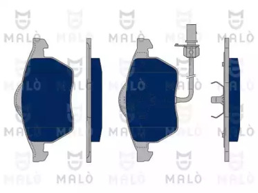 Комплект тормозных колодок (MALÒ: 1050192)