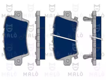 Комплект тормозных колодок (MALÒ: 1050235)